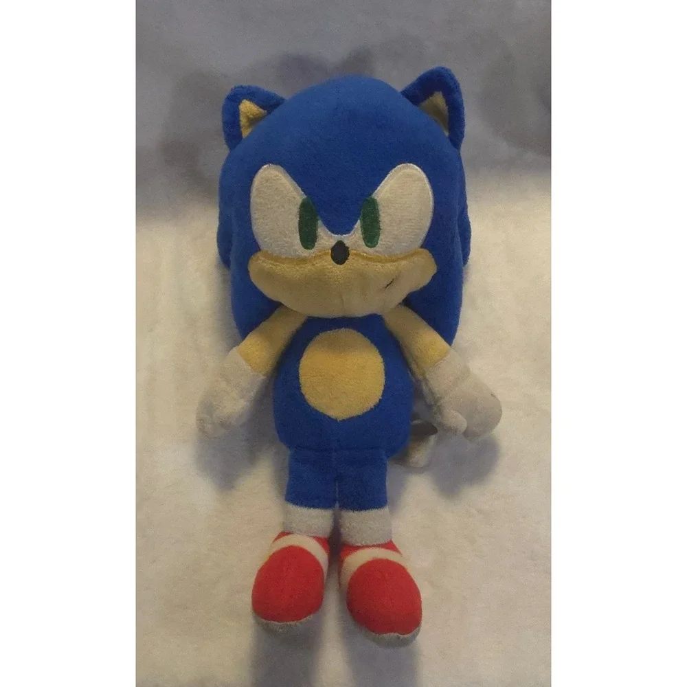 Sonic the Hedgehog Plush Toy Sega Blue Video Game Character 9.5 Inch